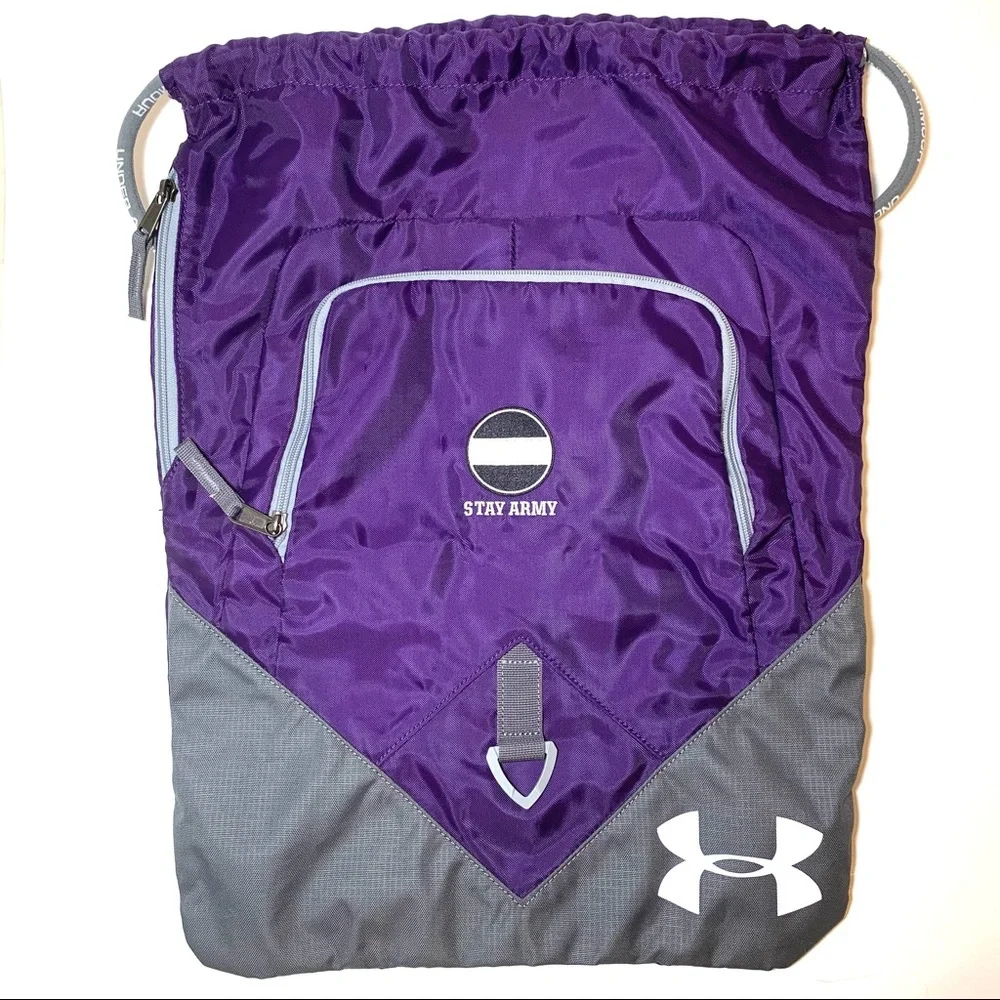 Under Armour Stay Army US Army Drawstring Sackpack Gym Bag NWOT Backpack